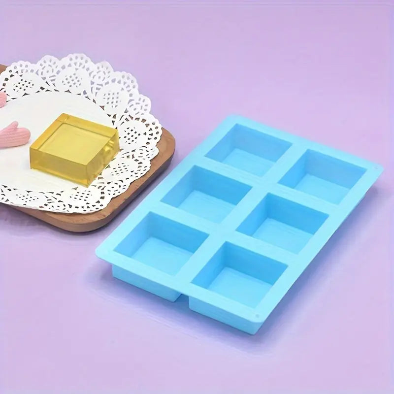 6-Cavity Square Silicone Molds