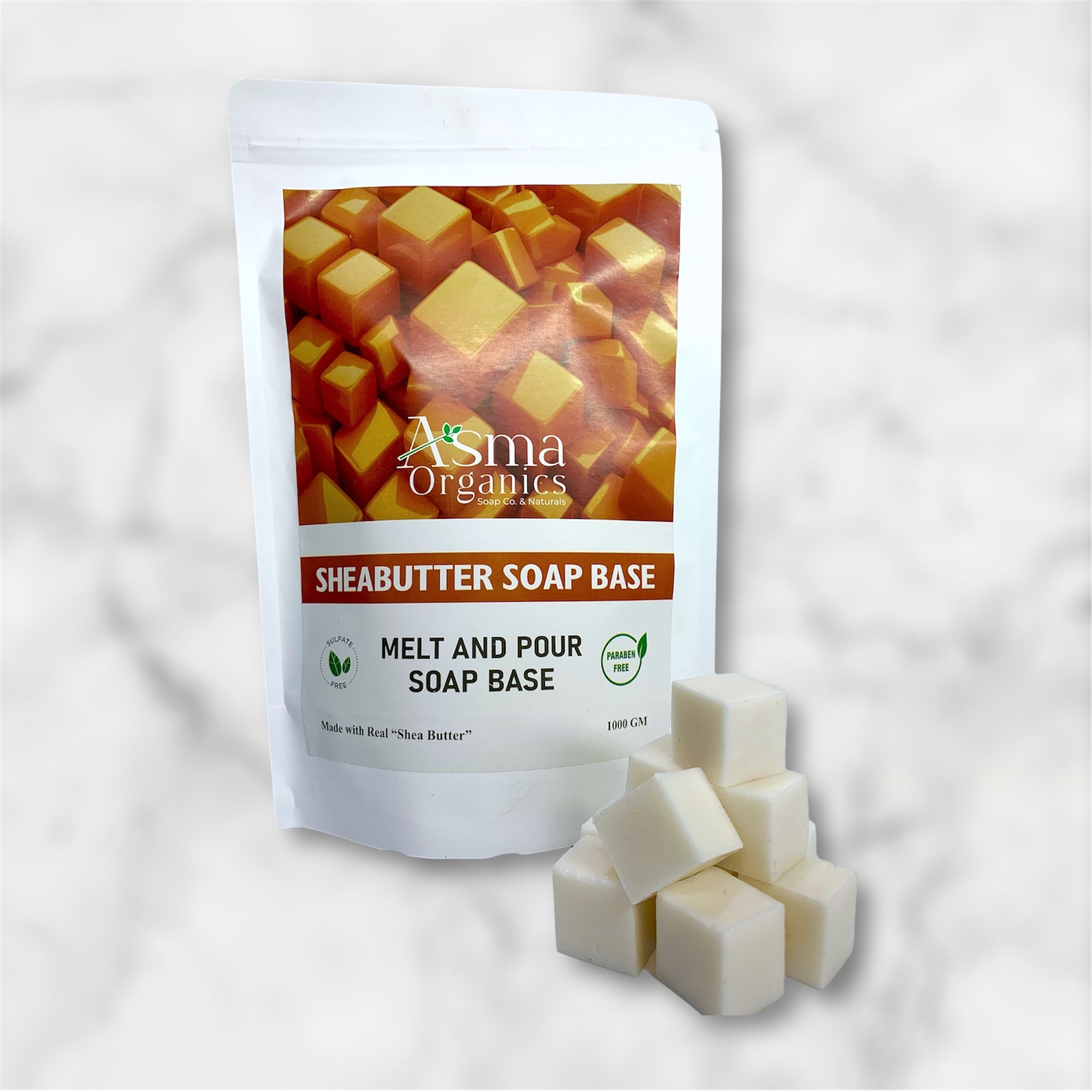 Shea Butter Soap Base | Pre-Cut Cubes | SLS/SLES Free