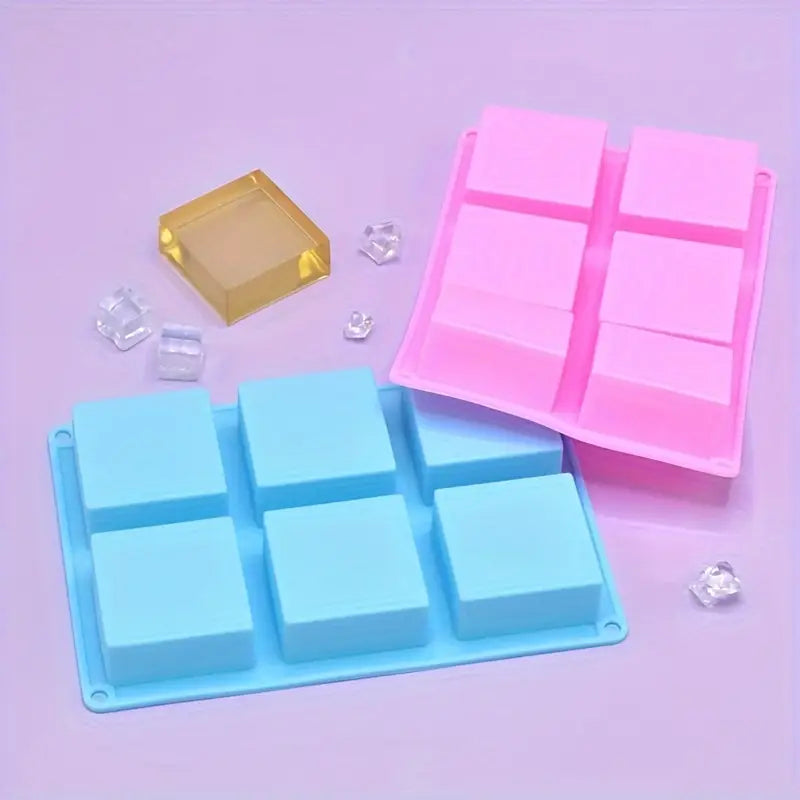 6-Cavity Square Silicone Molds